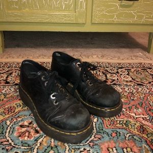 Black Platform Dr. Martens